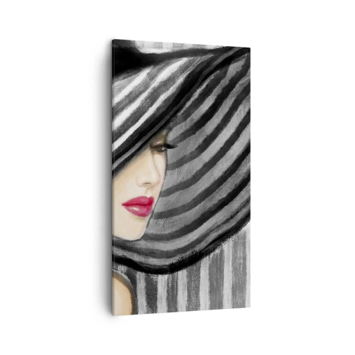 Lærredstryk - Billede på lærred - Hvor kan jeg finde dig? - 45x80 cm