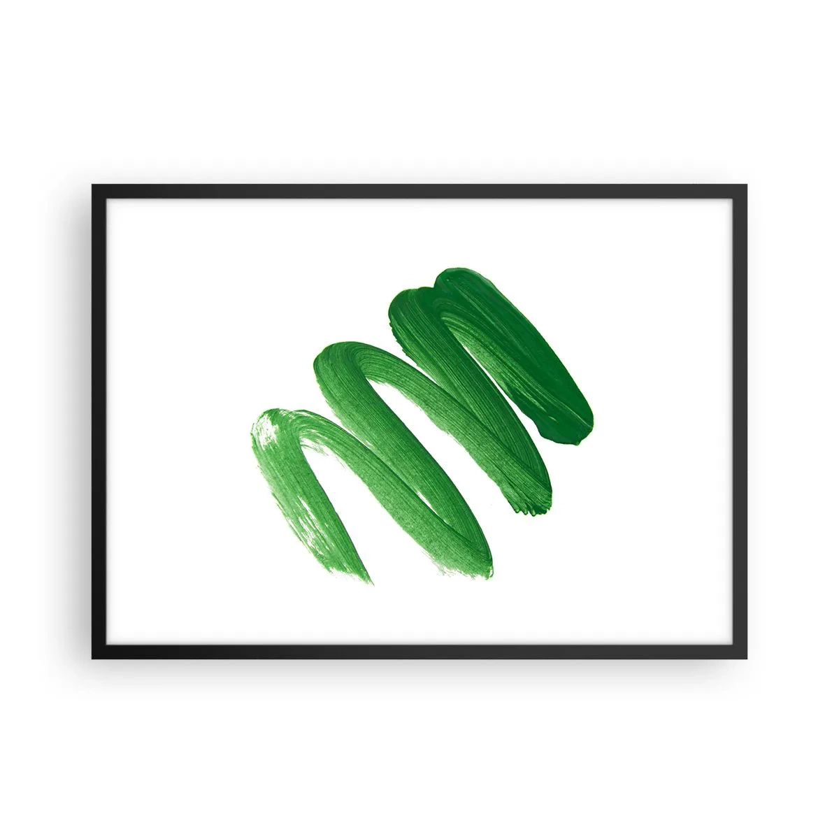 Plakat i sort ramme - En grøn vittighed - 70x50 cm