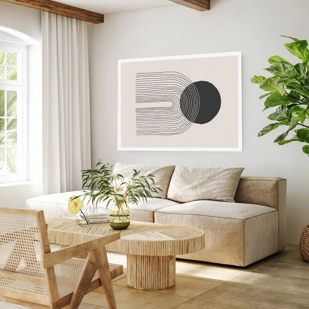 Plakat - Rystende og selvsikker - 50x40 cm