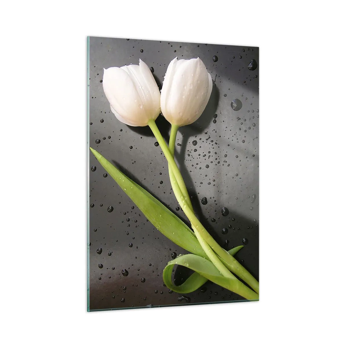 Billede på glas - Forårsvævning - 50x70 cm