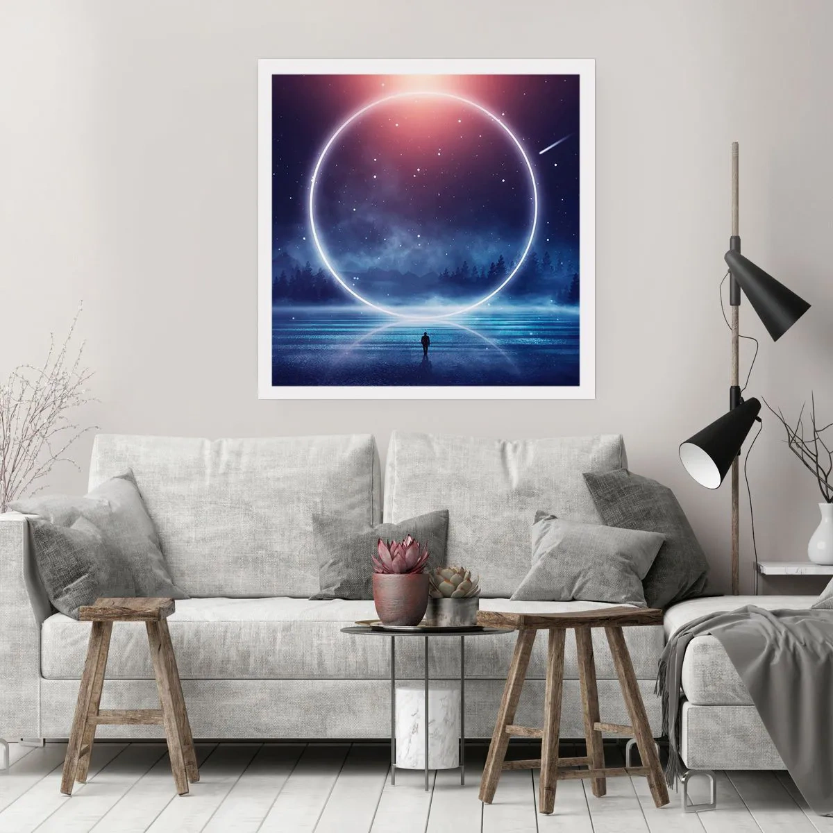 Plakat - De er allerede her... - 40x40 cm