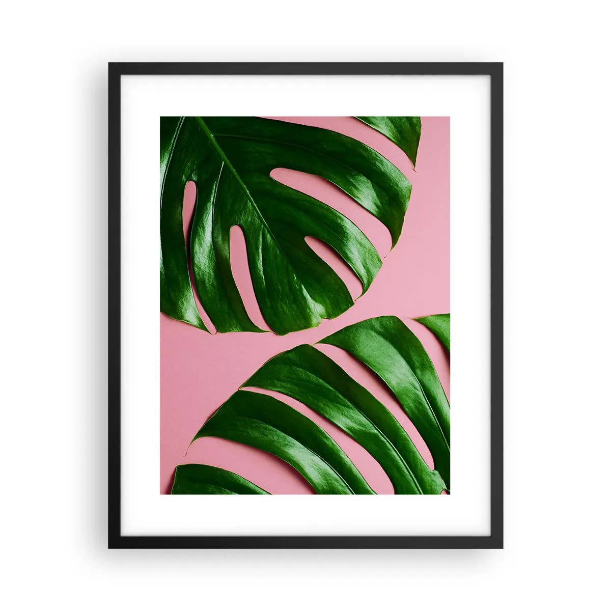 Plakat i sort ramme - Grønt rendez-vous - 40x50 cm