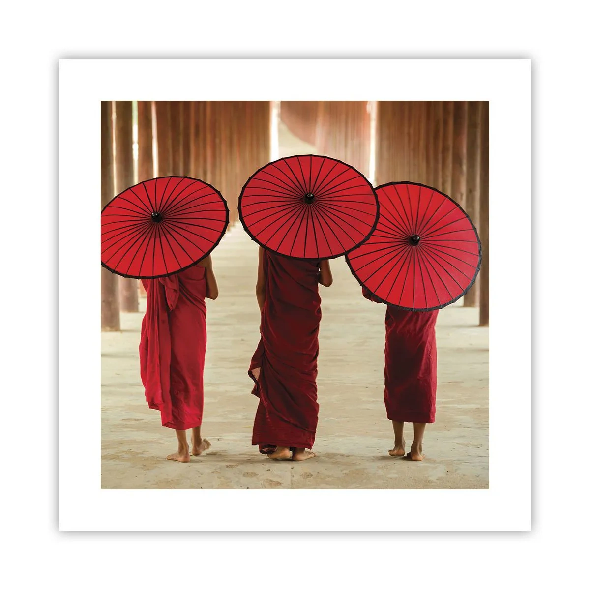 Plakat - På vej til det rene land - 40x40 cm