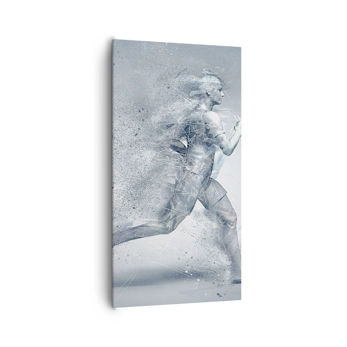 Lærredstryk - Billede på lærred - Krystalklar energi - 65x120 cm