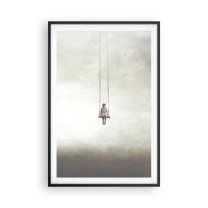 Plakat i sort ramme - Barnet i os selv - 61x91 cm