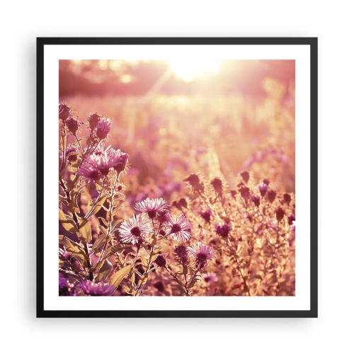 Plakat i sort ramme - Før sommeren er forbi - 60x60 cm