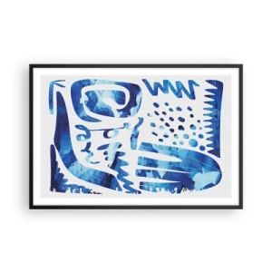 Plakat i sort ramme - Tilbage til rødderne - 91x61 cm