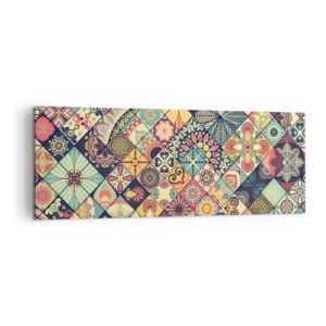 Lærredstryk - Billede på lærred - Marokkansk stemning - 140x50 cm