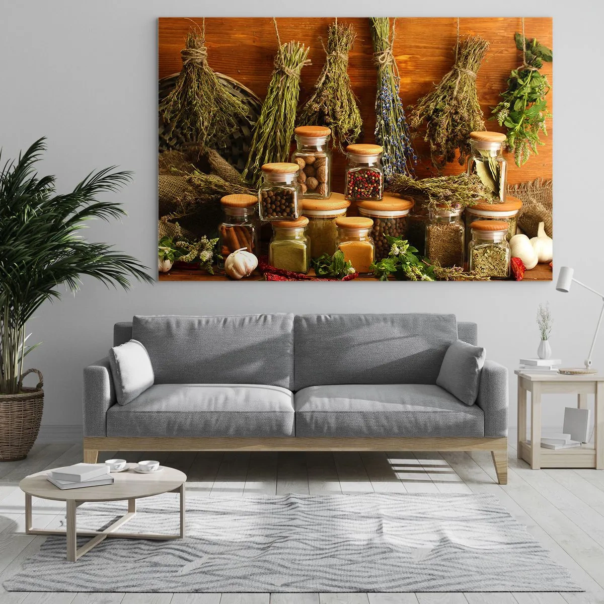 Billede på glas - Køkkenmagi - 120x80 cm