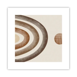 Plakat - I en galakse langt, langt væk - 30x30 cm