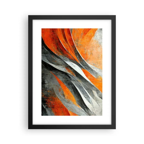 Plakat i sort ramme - Varme og kulde - 30x40 cm