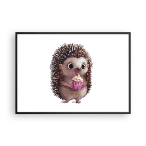 Plakat i sort ramme - Fejring er hver dag - 100x70 cm