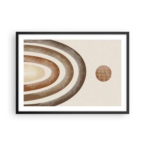 Plakat i sort ramme - I en galakse langt, langt væk - 70x50 cm