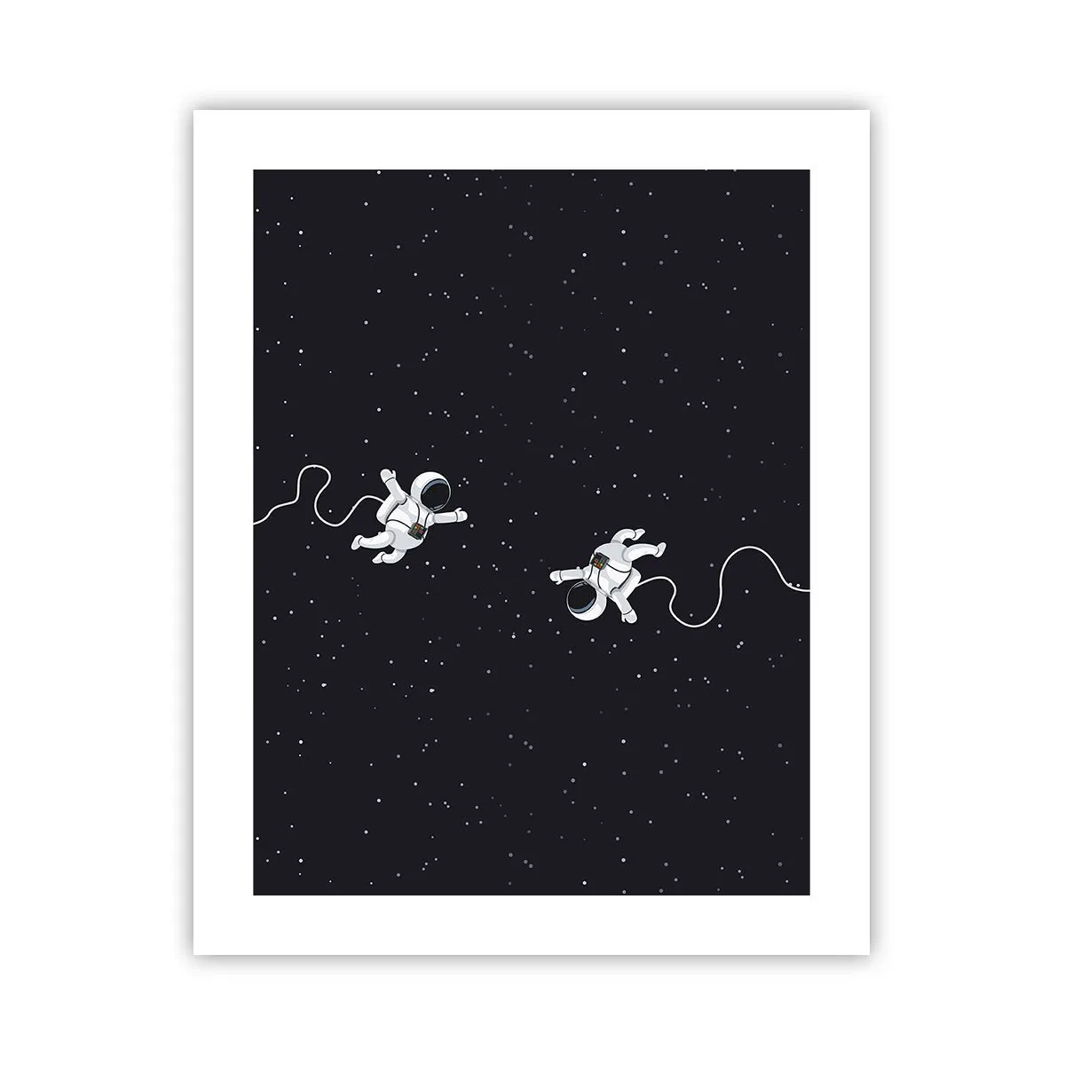 Plakat - Rummet vikler sig sammen - 40x50 cm