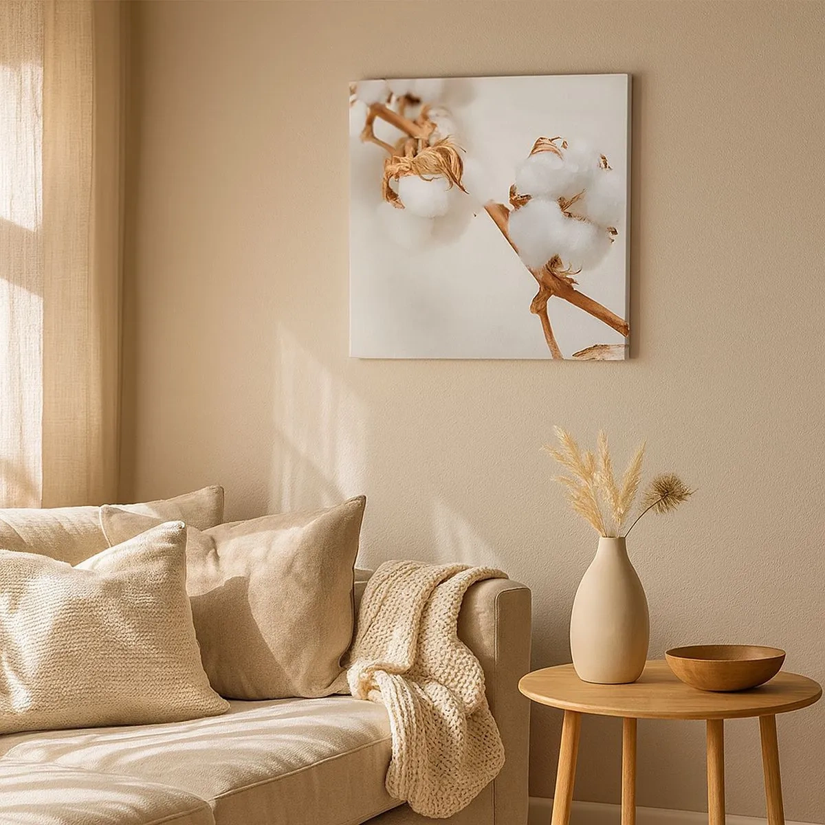 Lærredstryk - Billede på lærred - Bare kramme - 30x30 cm