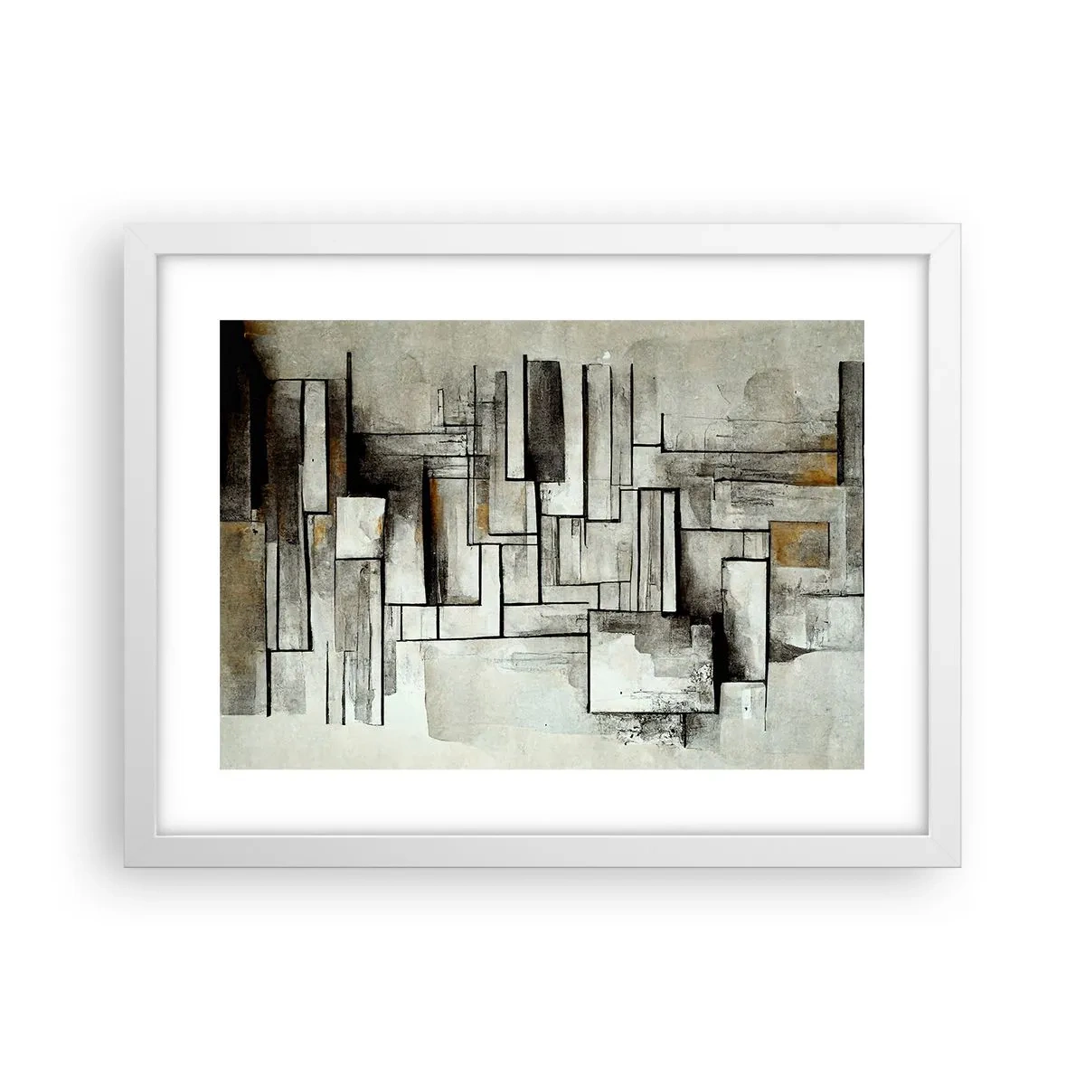 Plakat i hvid ramme - Enkelthedens kraft - 40x30 cm