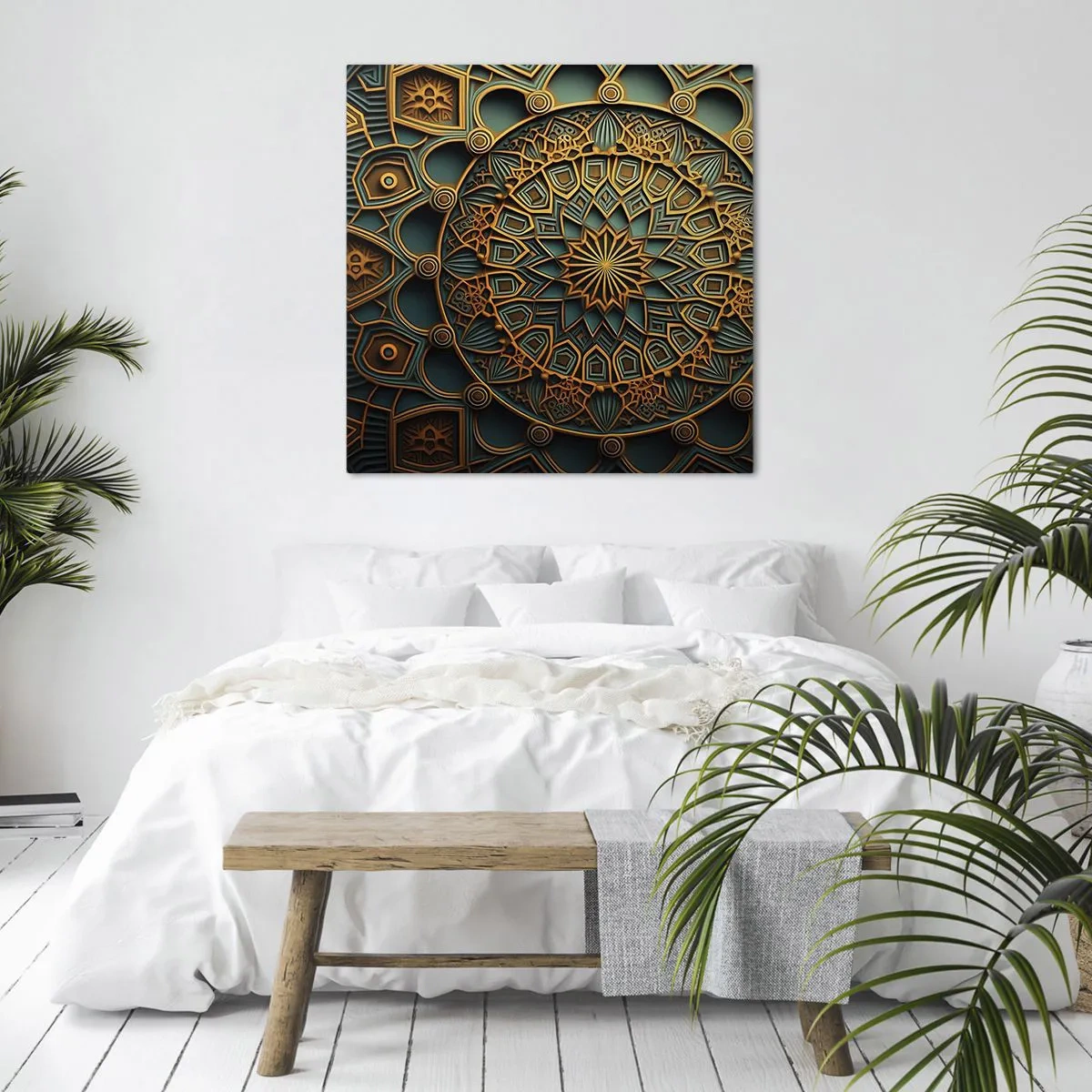 Lærredstryk - Billede på lærred - I et arabisk klima - 70x70 cm