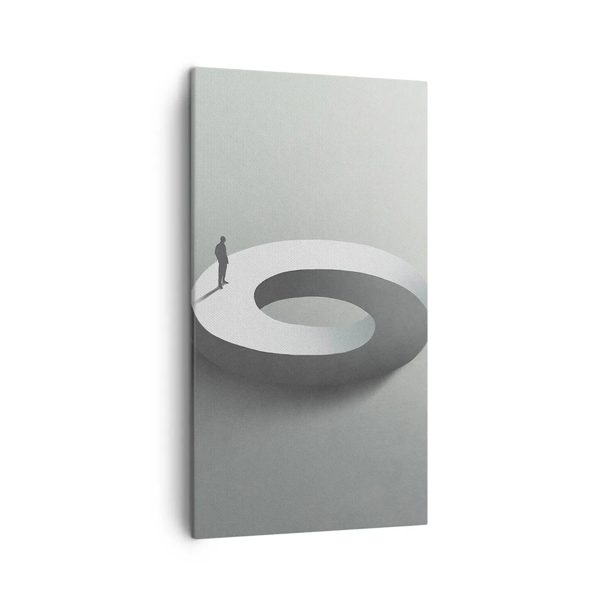 Lærredstryk - Billede på lærred - Og vær klog - 45x80 cm