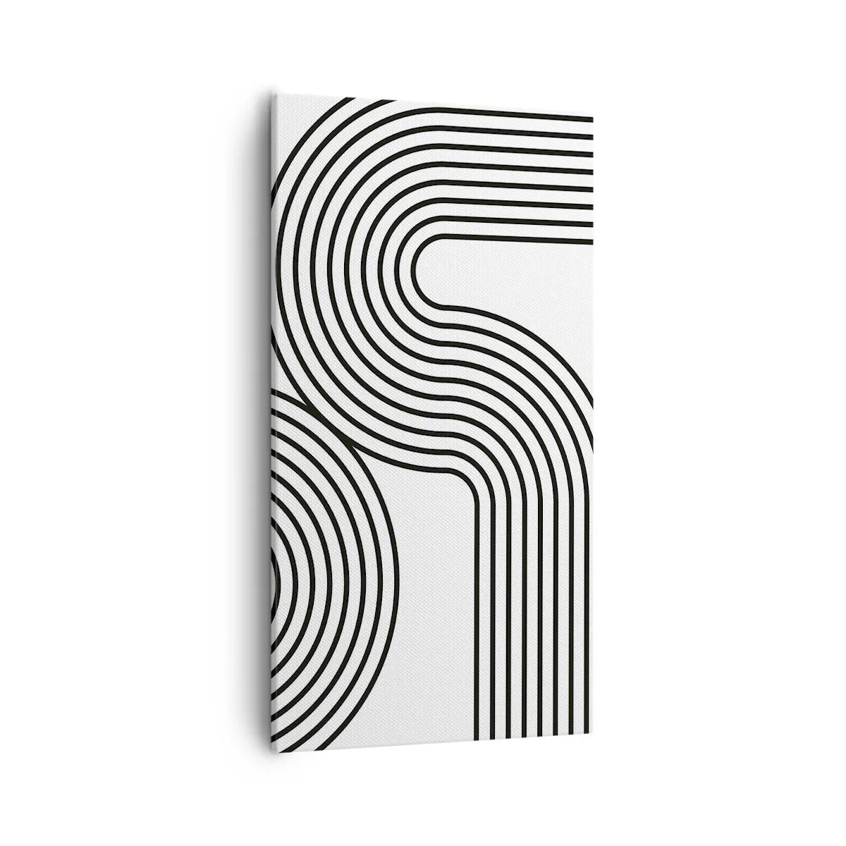 Lærredstryk - Billede på lærred - På en kurve - 55x100 cm