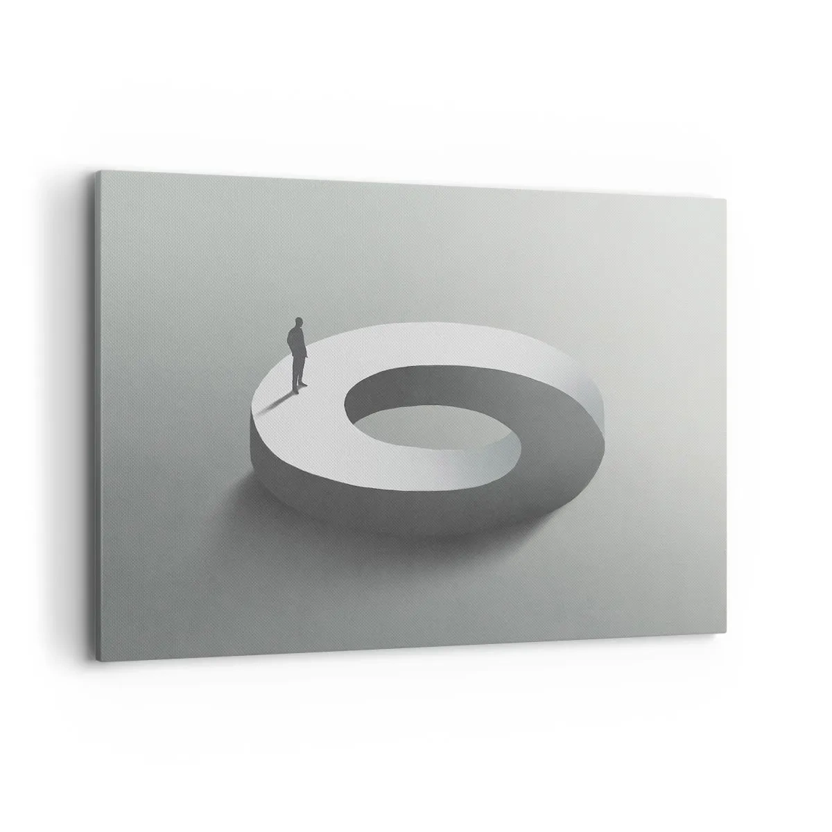 Lærredstryk - Billede på lærred - Og vær klog - 120x80 cm