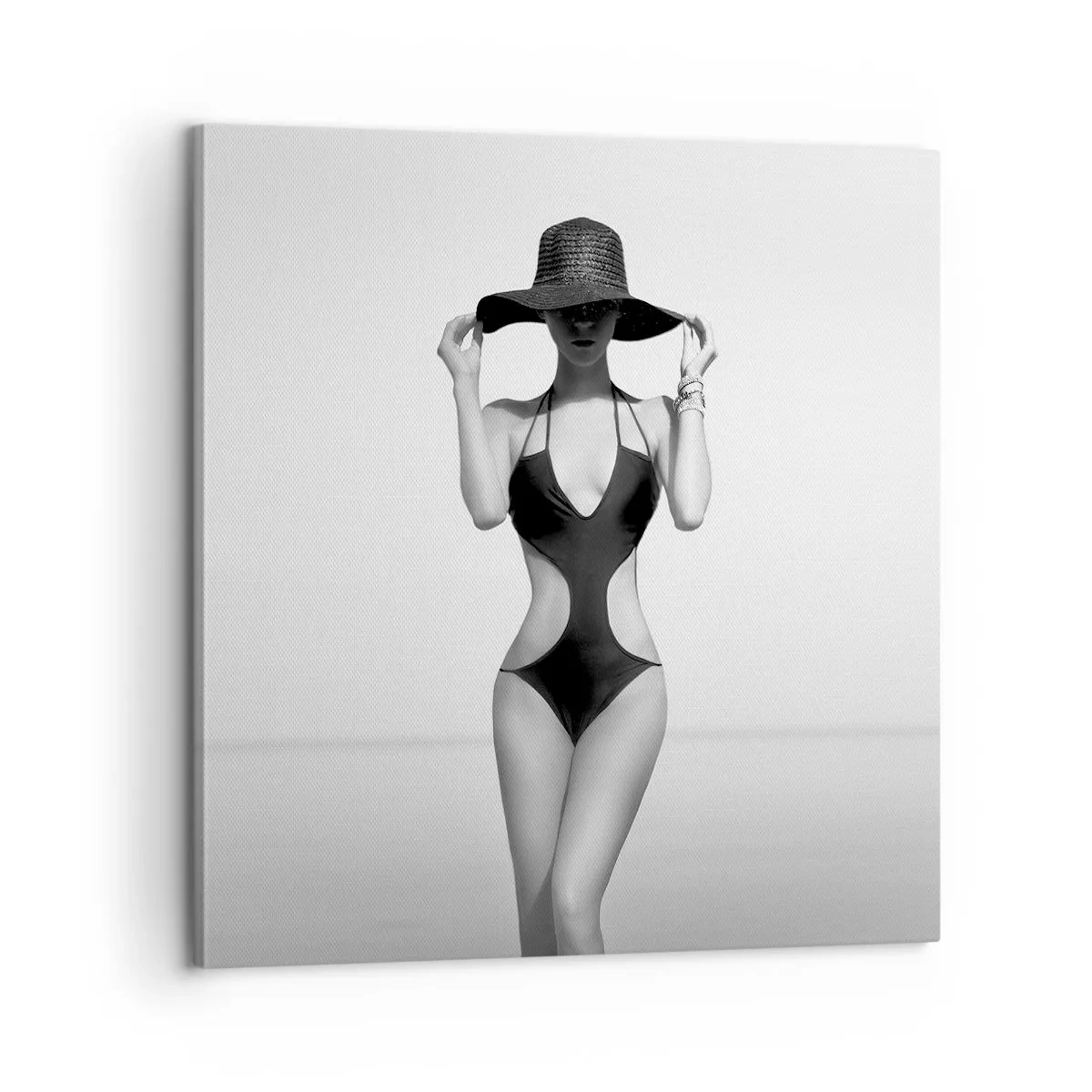 Lærredstryk - Billede på lærred - Mit navn er Elegance - 60x60 cm