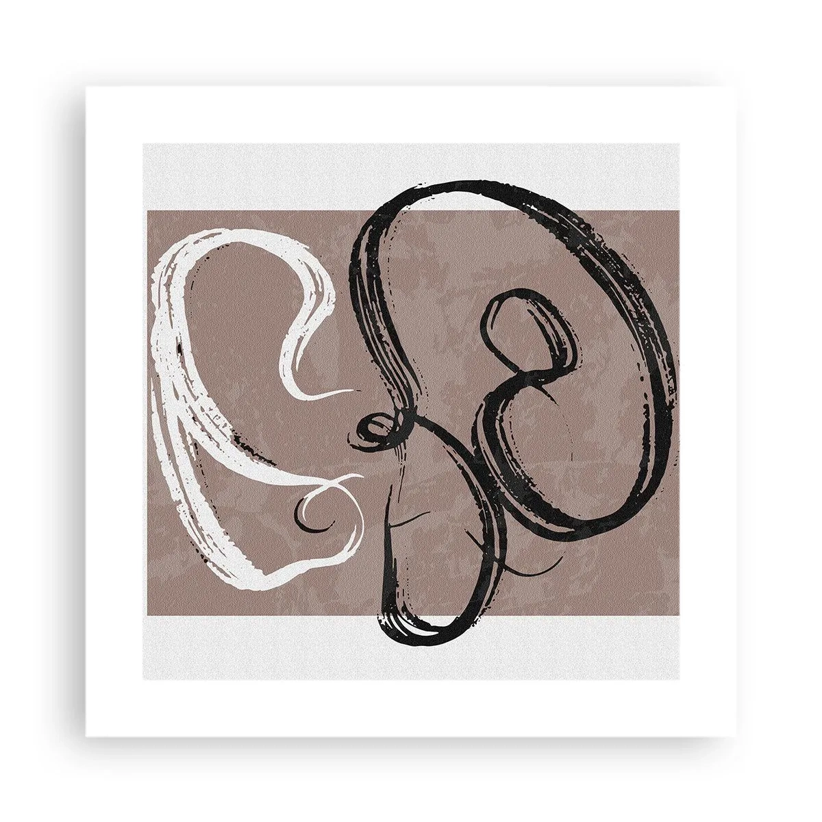 Plakat - Komposition - en søgen efter fuldstændighed - 40x40 cm