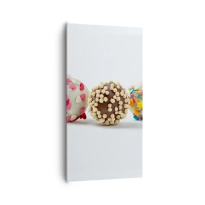 Lærredstryk - Billede på lærred - Livet kan være sødt - 65x120 cm