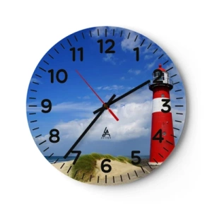 Vægur, Uret - En drøm om ensomhed - 30x30 cm