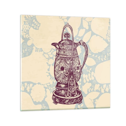 Billede på glas - Skønheden i hverdagslivet - 30x30 cm