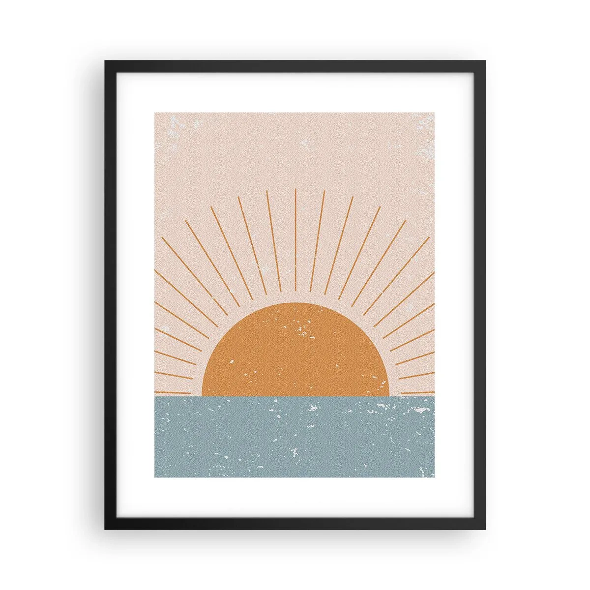 Plakat i sort ramme - Et dagligt mirakel - 40x50 cm