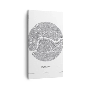 Lærredstryk - Billede på lærred - Londons anatomi - 45x80 cm