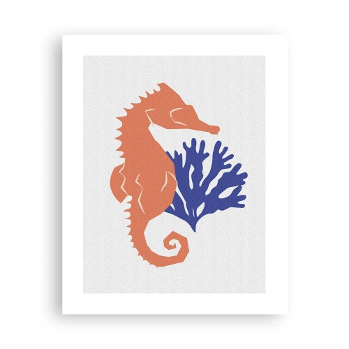 Plakat - På en eng under vandet - 40x50 cm