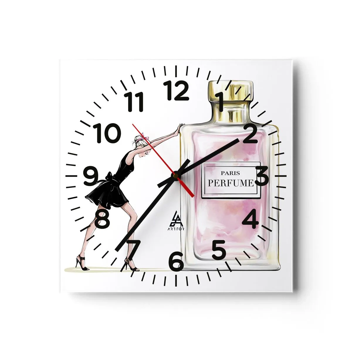 Vægur, Uret - Essensen af kvindelighed - 30x30 cm