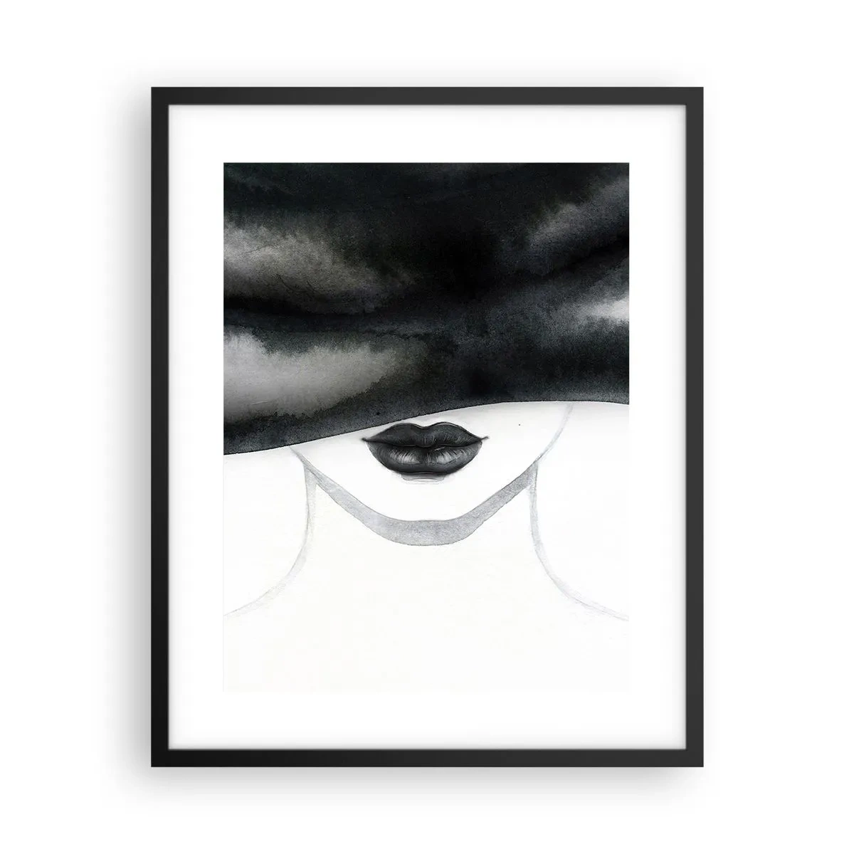 Plakat i sort ramme - Et sensuelt mysterium - 40x50 cm