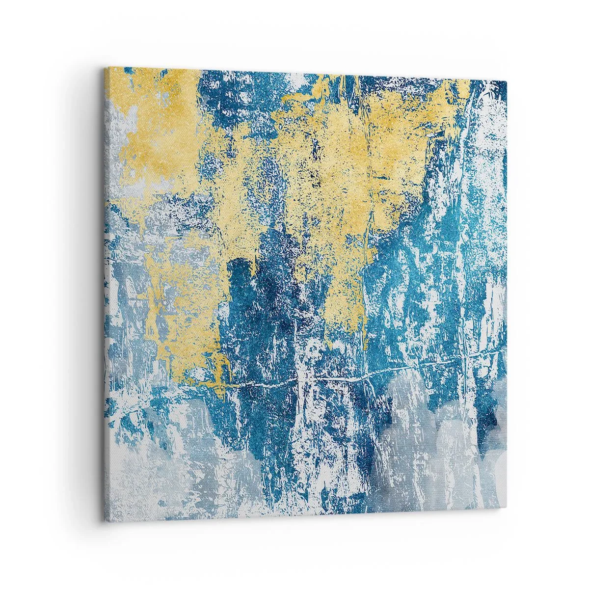 Lærredstryk - Billede på lærred - En fredfyldt abstraktion - 50x50 cm