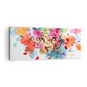 Lærredstryk - Billede på lærred - Skønheden og udyret - 100x40 cm