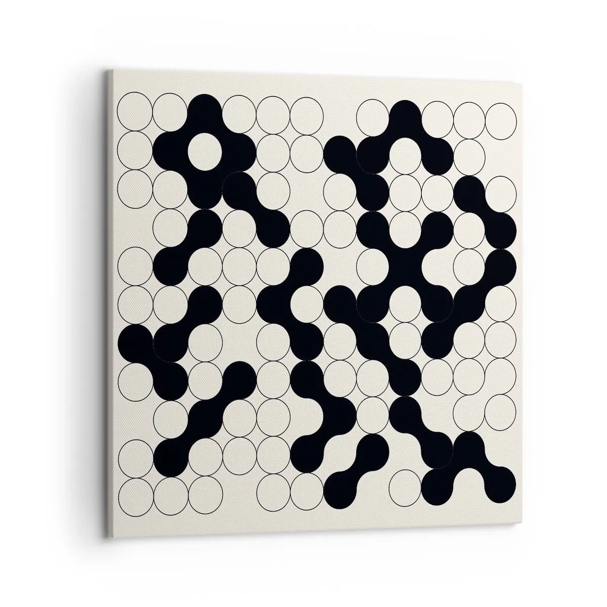 Lærredstryk - Billede på lærred - Kinesisk spil - variation - 50x50 cm