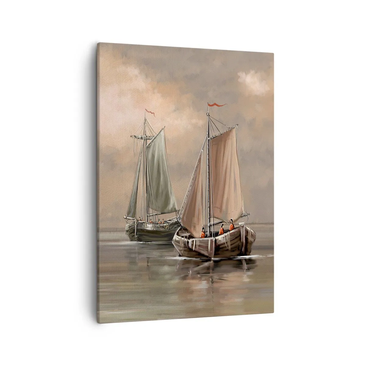Lærredstryk - Billede på lærred - Sømændenes tilbagevenden - 50x70 cm