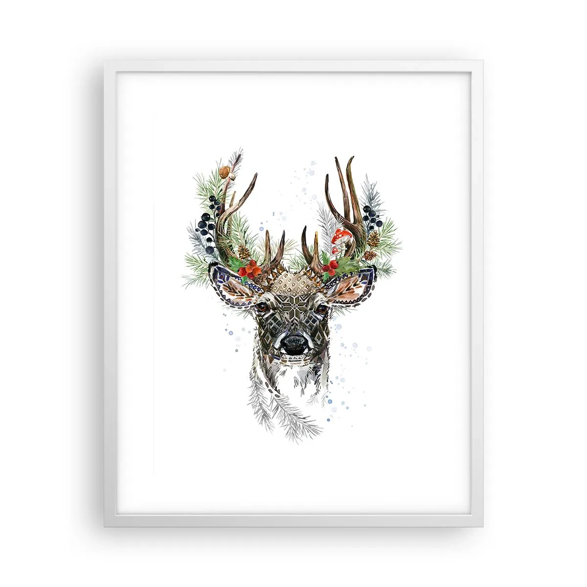 Plakat i hvid ramme - I festlig påklædning - 40x50 cm