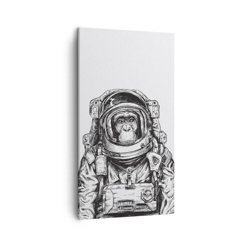 Lærredstryk - Billede på lærred - Alternativ evolution - 45x80 cm