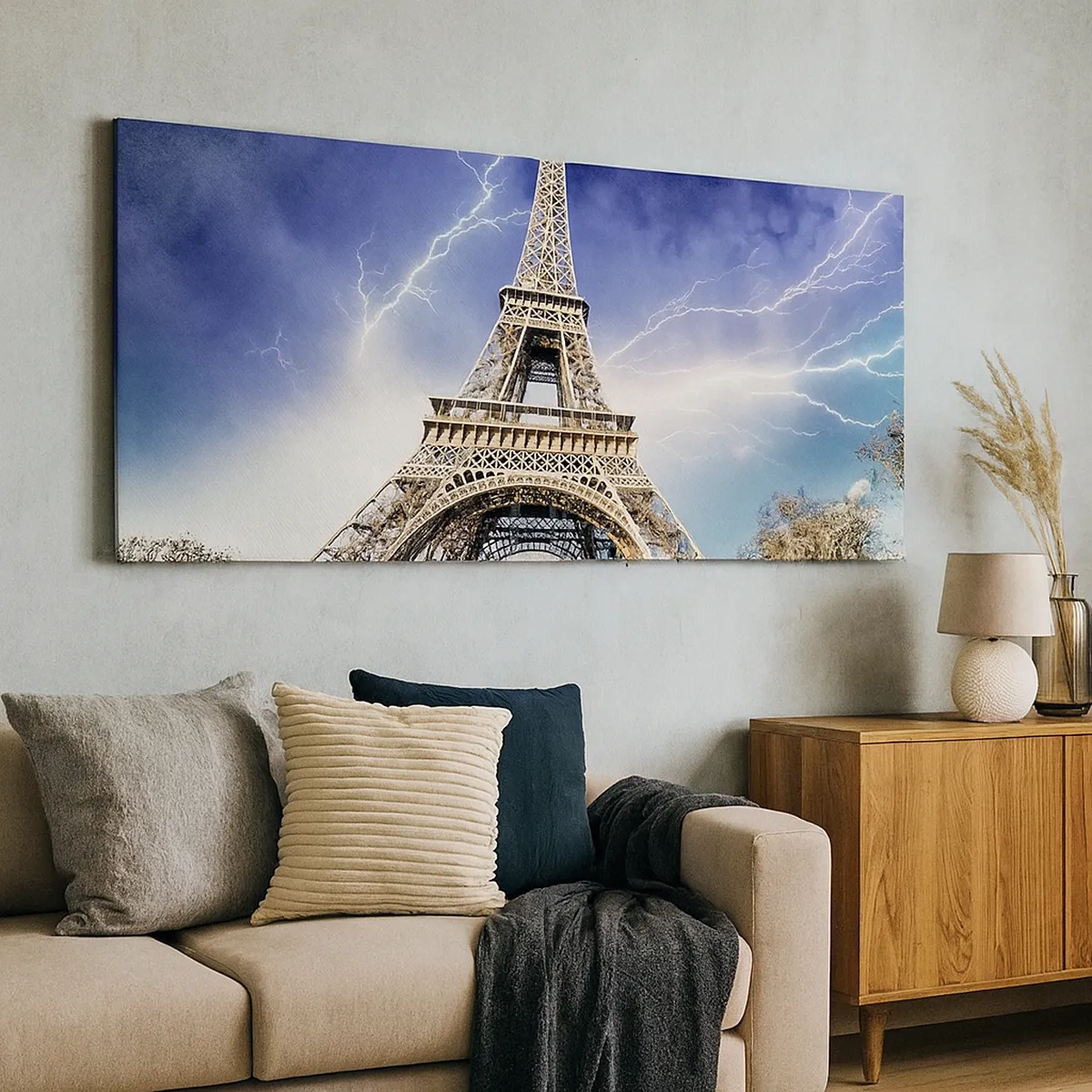 Lærredstryk - Billede på lærred - Stormens herskerinde - 30x30 cm