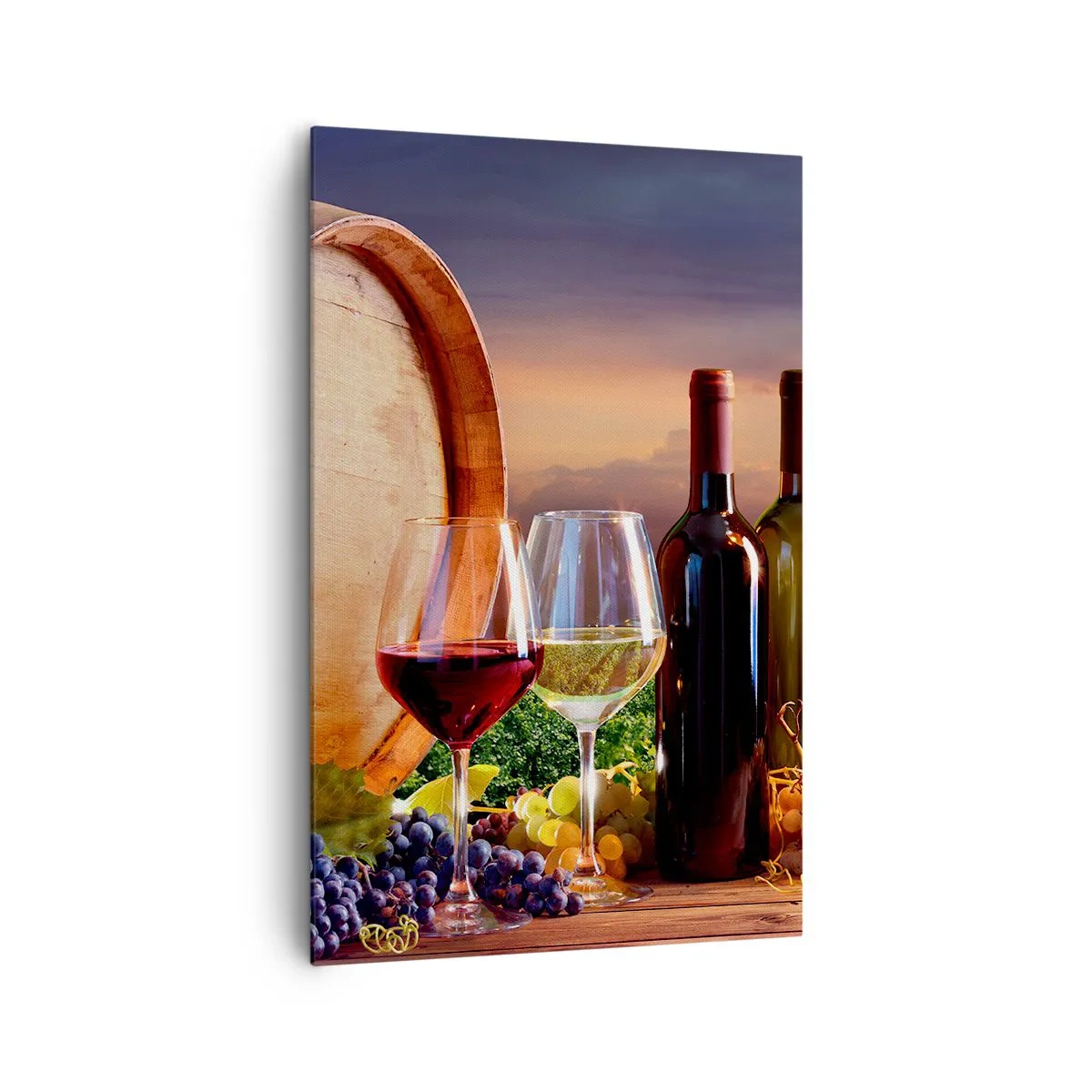 Lærredstryk - Billede på lærred - Livet har smag her - 80x120 cm