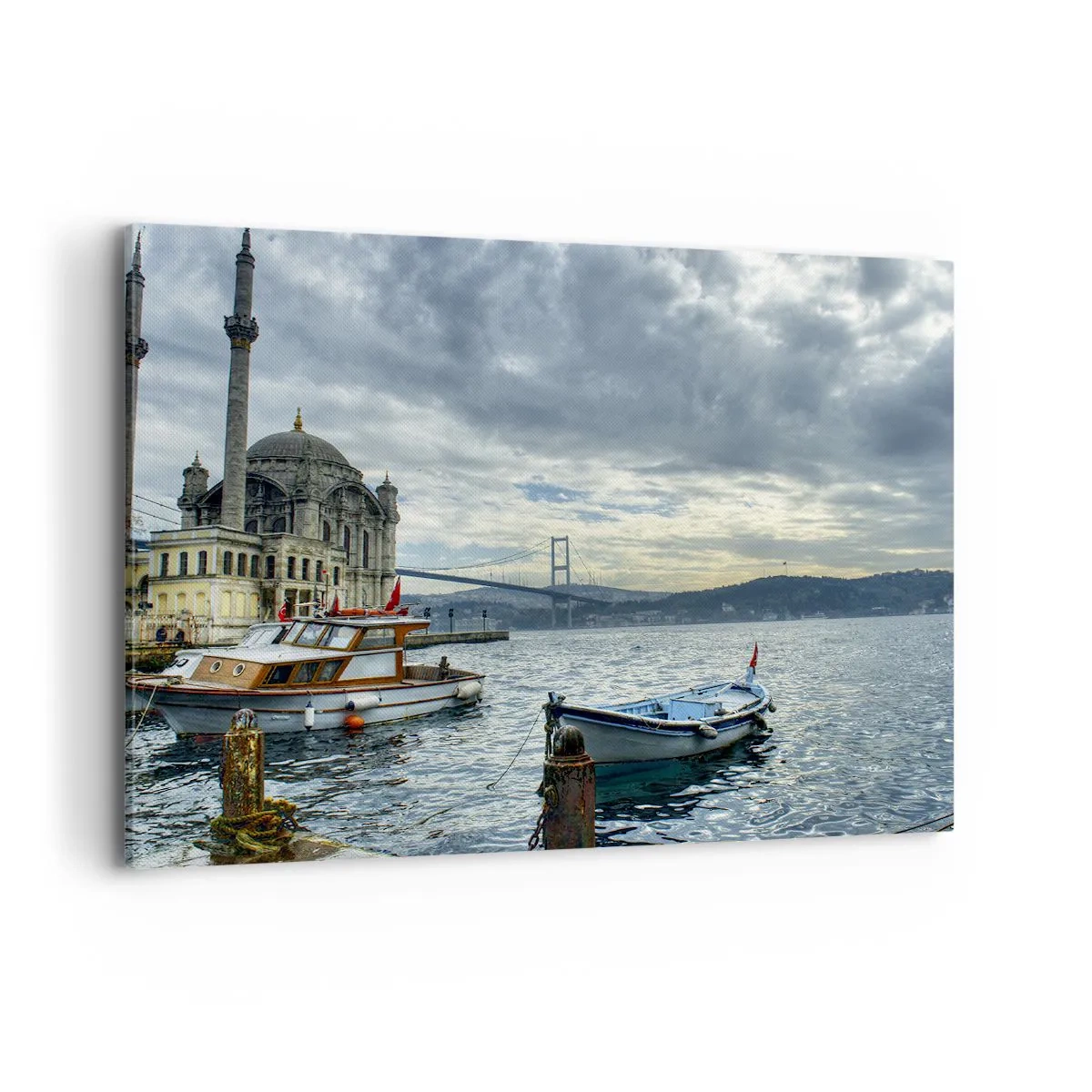 Lærredstryk - Billede på lærred - På grænsen mellem verdener - 100x70 cm