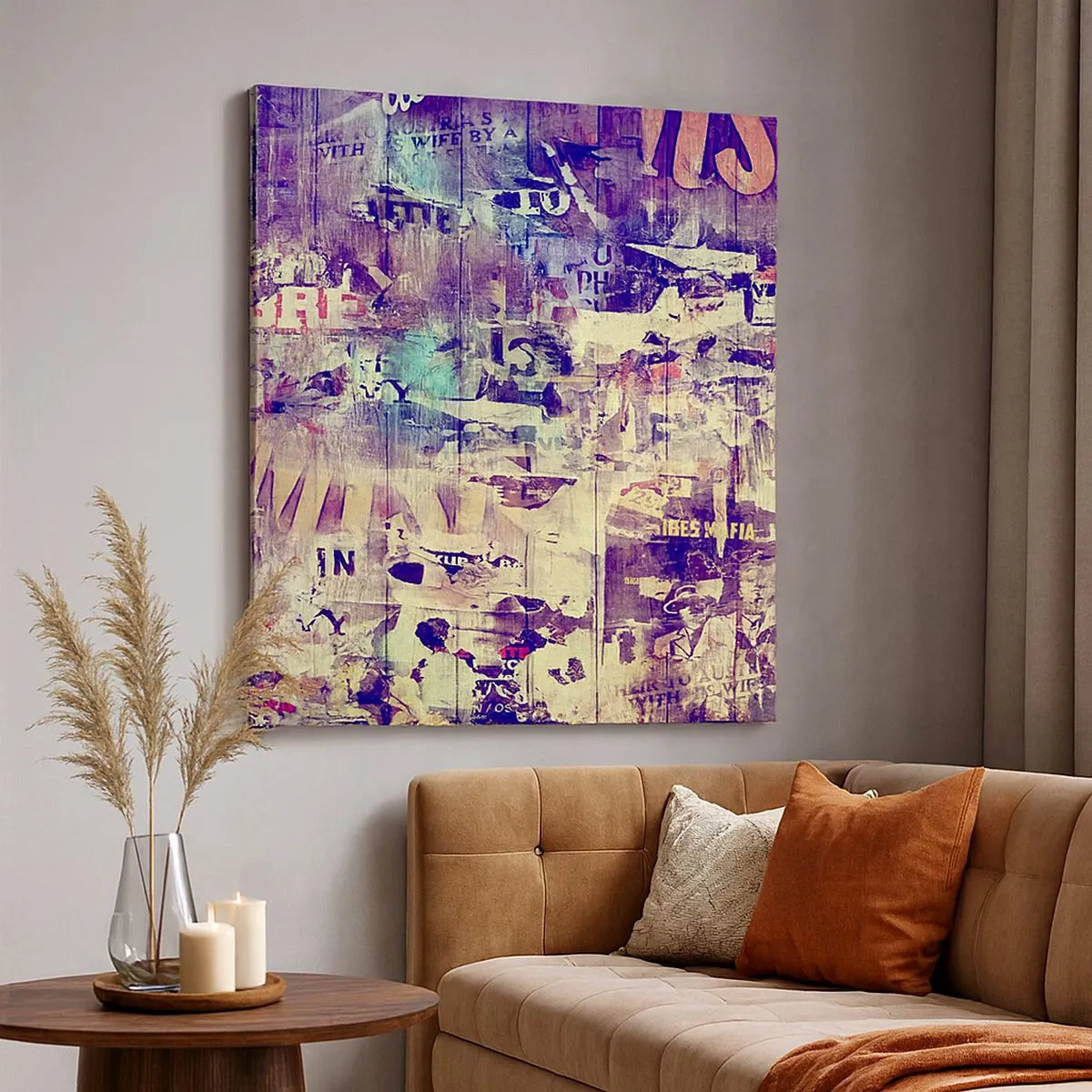 Lærredstryk - Billede på lærred - Og det er alt, hvad der vil være tilbage - 30x30 cm