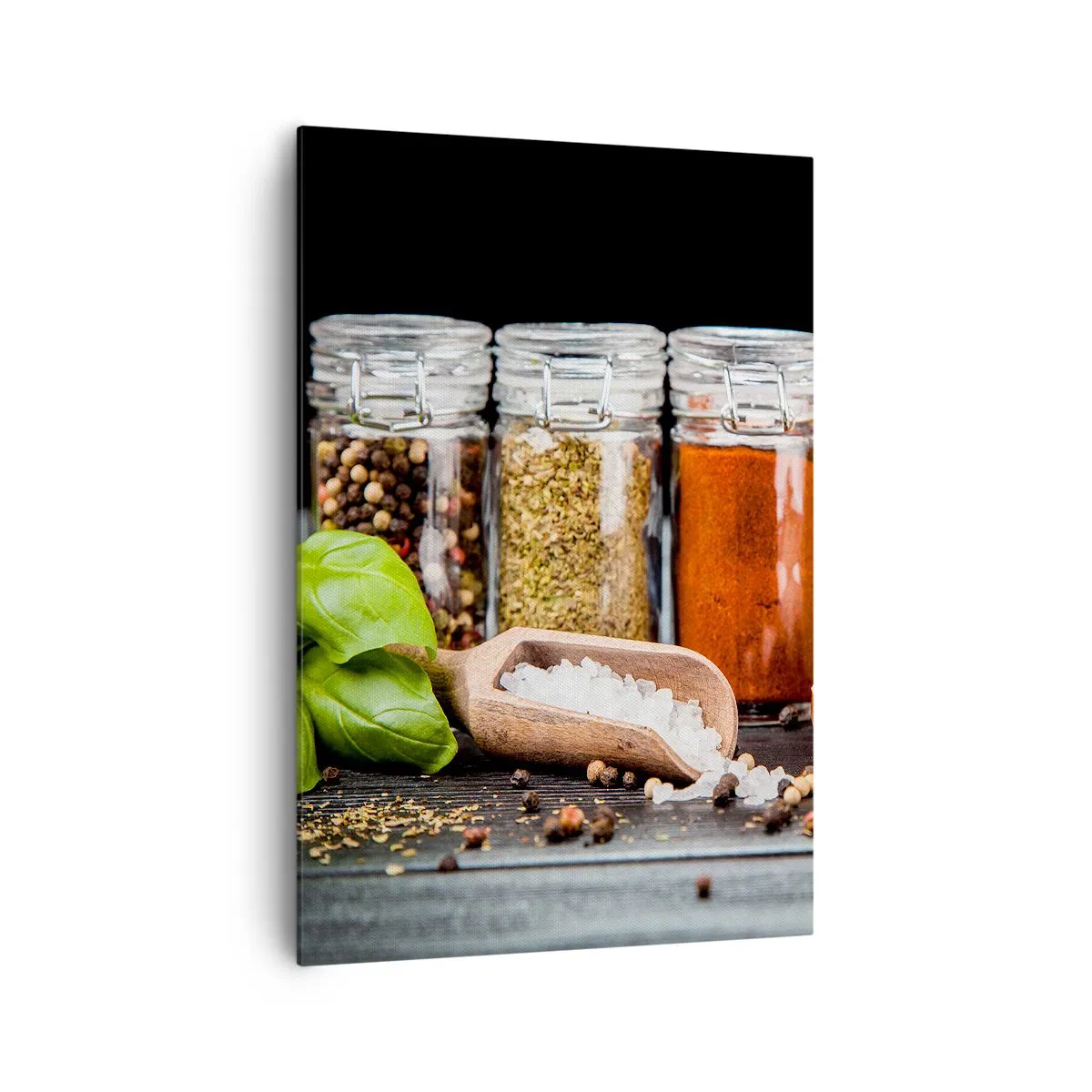 Lærredstryk - Billede på lærred - For at livet kan smages - 70x100 cm