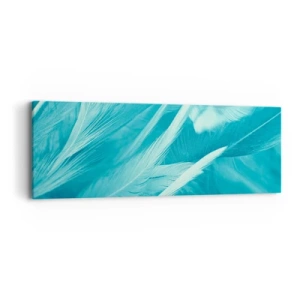 Lærredstryk - Billede på lærred - At drukne i fluff - 90x30 cm