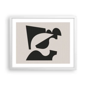 Plakat i hvid ramme - Sammensæt din egen - 50x40 cm