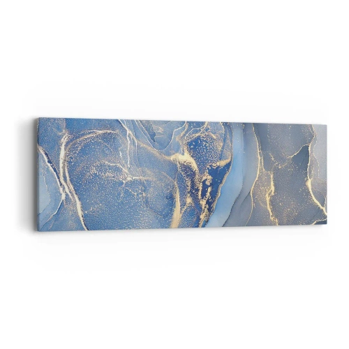 Lærredstryk - Billede på lærred - Guldstøv - 90x30 cm