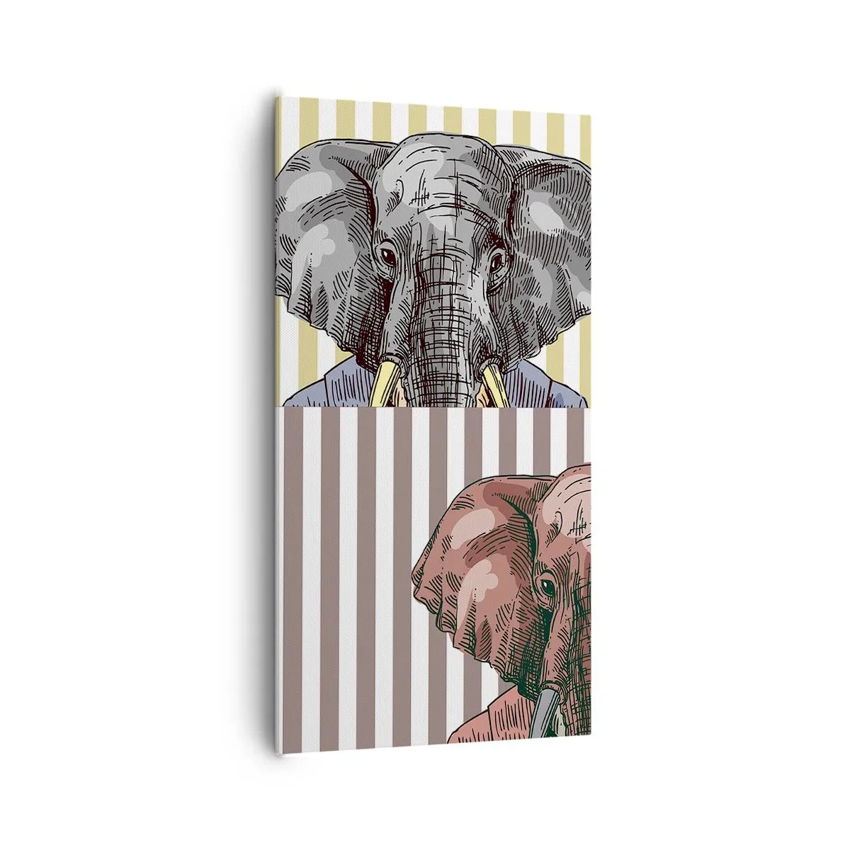 Lærredstryk - Billede på lærred - Elegant af natur - 65x120 cm