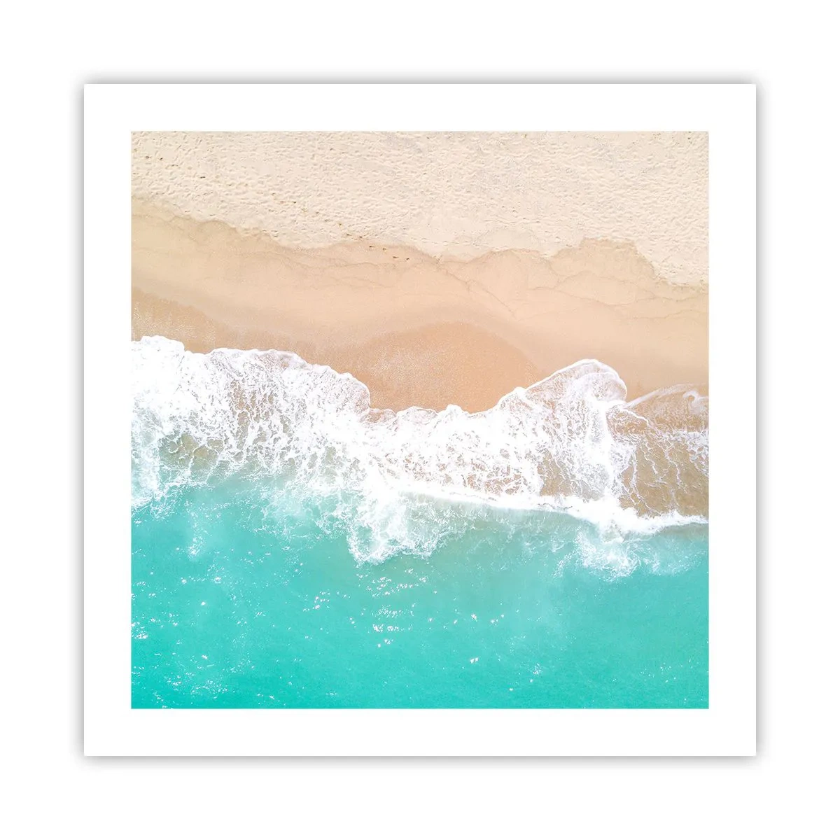 Plakat - Kærlig berøring - 50x50 cm